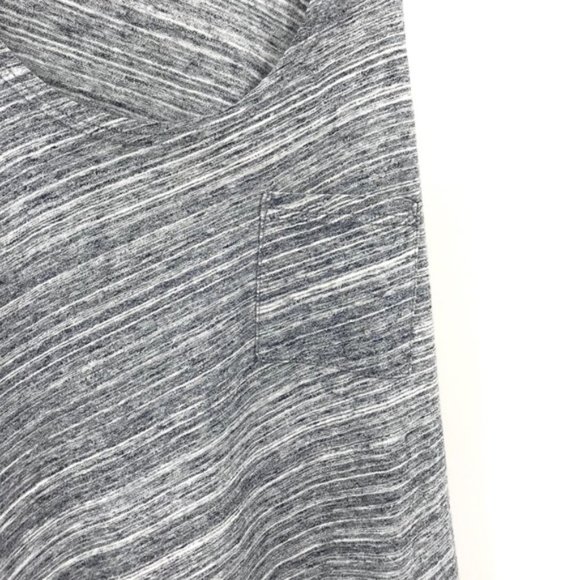 💕SALE💕Madewell Gray White Striped Tank Top - Picture 4 of 8